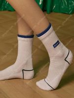 Street Fashion Cotton Socks Family Mężczyzn Kobiet Klasyczne Kr Błąd Sock Sock Dobre wysokiej jakości koreańskie załogiem sportowe