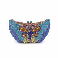 Evening Bags Luxury Diamante Colorful Clutch Women Party Pur...