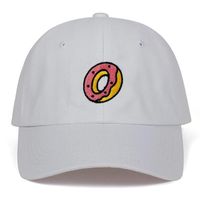 새로운 자수 소프트 탑 도넛 그늘 야구 모자