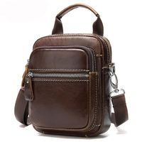 Briefcases Vintage Leather Bag Men Bags Messenger Luxury Des...