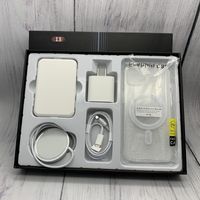 For iPhone 13 12 Pro Max Full Set Of All in one accessories High end Wireless Charger With Magnetic Charging Treasure adapte with packaging