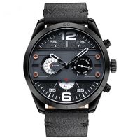 Tete Watch 남자 VK Quartz 독특한 선물 시계 방수 패션 캐주얼 빈티지 골드 클래식