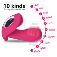 Masajeador de juguetes sexuales control remoto consolador de vibradores portátiles para mujeres G-Spot clítoris Berras de mariposa invisible Toy de huevo vibrante 18