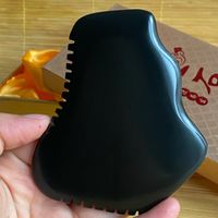 Black Bian Stone Gua Sha New Shape Facial Scraping Massage Tools for Face and Body Anti-aging Beauty Therapy Guasha Board