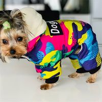 Pet Dog Clothes Winter Warm Windproof Coat Thicken Clothing ...