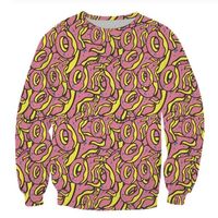 Newest Fashion Mens/Womans Odd Future Donut Food Funny 3d Printing Unisex Sweatshirt Outfits Hoodies Plus Size AA044267m