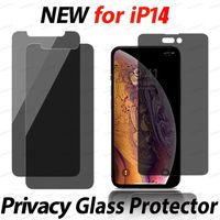 Nuova Privacy Anti-Spy 2,5D Temped Glass Schermact per iPhone 14 Pro Max 13 12 Mini 11 XR XS 6 7 8 Plus Anti-deeping in OPP Bag 9H Anti-Scratch