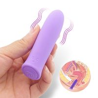 Mini Bullet Vibrator Egg Silicone Nipples Stimulation Female Small Dildo G-spot Vibrating Massager Sex Toys for Women308W