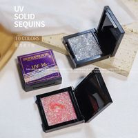 10Colors/Set Japanese UV Solid Sequin Glitter Gel Nail Polish Long Lasting Colorful Soak Off Manicure P otherapy Gel Varnish