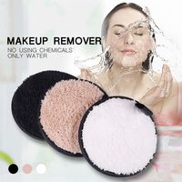 1pc Magical Soft Fiber Makeup Remover Puff Reusable Microfiber Cloth Pads Makeup Removing Towel Face Cleansing Tool288K