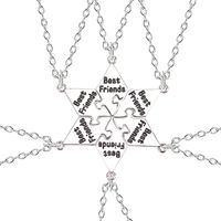 Collares colgantes Fashion Friend Hexagonal Star Stitching Collar de aleación de seis piezas Hombres y mujeres Joyería Garderes Regalos 2022