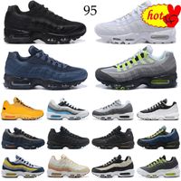 OG Running Shoes Men Women Triple Black White Neon NYC Taxi Midnight Navy Laser Fuchsia Mens Trainers Shools Shooleds Sneakers