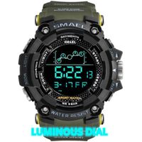 Wristwatches Men Military Watches Fashion Casual LED Digital Outdoor Sports Waterproof Luminous Round Dial Electronic Wrist WatchWristwatche