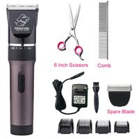 Professional Pet Hair Trimmer Electric Rechargeable Cat Dog Clipper Grooming Cutters Powerful Shaver Machine For Animal 110-240V 220423