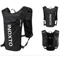 INOXTO waterproof running backpack 5L ultra-light hydration vest mountain bike leather bag breathable gym 1.5L water 220513