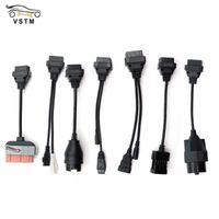 Diagnostic Tools Ing Full Set 8 Truck Cables OBD2 Tool OBD OBDII 2 Connect Cable For Trucks
