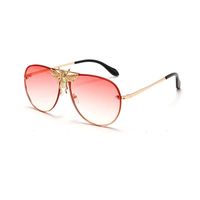 Sunglasses Personality Metal Bee Women' s European And Am...