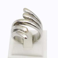 Big exaggerate unique Jewelry Ring 316L Stainless Steel Ring Fine Fashion Party Finger Women Rings in bijoux3392