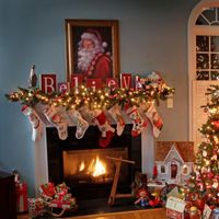 Decorazioni natalizie Stocking Grande sacchetti regalo di Natale Camino Decorazione di alberi calzini Anno di caramella Decor per feste a casa Setchristmas