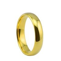 Anillos de acero inoxidable a granel de moda para mujeres anillo de boda de plata de oro de 6 mm de 6 mm femenino en línea Comprar anillos totalmente baratos2783