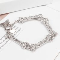 Flaş kemik bilezik elmas tenis lüks tasarımcı mücevherler kişiselleştirilmiş modaya uygun bilezikler kadınlar için gümüş moda aksesuar kızlar brithday valentines günü hediyeler