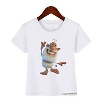 Neuankömmling 2021 Zwei Booba-Animation für Cartoon Print Kids T-Shirt Sommer weiß kurzärmelige lustige Boy/Mädchen T-Shirt Tops Drop Sh294t