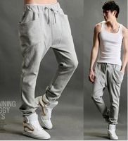 Nuevos hombres casuales Atlético Hip Hop Dance Sporty Harem Sport Sweat Pantalones Slacks Pantalones Sweetpants 3 Color M-2XL K43