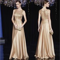 2019 مساء اللباس الطويل ، مأدبة أنيقة عالية الجودة مساء اللباس مساء اللباس ، حجم ضئيلة ، لون الشمبانيا الذهب.