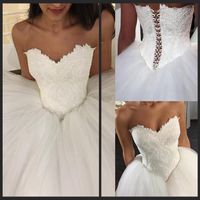 VintageTulle Ball Gowns Wedding Dresses Sweetheart Lace Corset Bodice Lace-up Floor Length Bridal Gowns Wedding Dress Plus Size Cheap