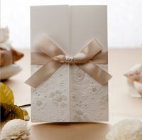 new arrival wedding cards 2016 cheap 50set vintage embossed tri fold wedding invitation with ribbon bow free printable - Vintage Wedding Invitations Cheap new arrival wedding cards 2016 cheap 50set vintage embossed tri fold wedding invitation with ribbon bow free printable - Vintage Wedding Invitations Cheap