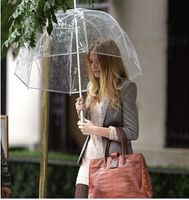 100 pz 34 "Big Clear carino bolla profonda cupola ombrelloni ombrelli trasparenti trasparenti ombrelloni