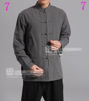Cina T'ang costume Cotton shadowboxing uomo / kung fu maglia sportiva # 1-5