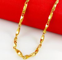 Fast Free Shipping Fine Jewelry Heavy Men 14k Yellow gold filled necklace GF Curb chain free mens jewerlyes High quality necklace