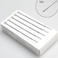 Tattoo Supply 50 Pcs Regular Needles for shading P-7RS Disposable Sterilized Round Shader Needles