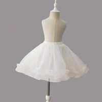Cut Girl Petticoat Crinoline Ball Gown White Flower Girl Dresses Petticoat In Stock Underskirt Wedding Accessories
