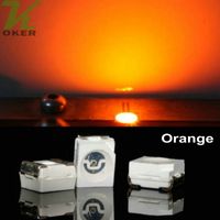 10000 sztuk / bębnowy pomarańczowy PLCC-2 SMD 3528 (1210) Diody LED Lampy Ultra Bright