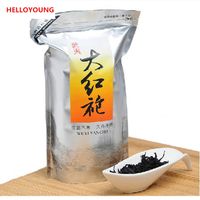 Promozione 250g organico cinese Tè nero Premium grande abito rosso Oolong Salute New cotto imballaggio striscia di tè verde di sigillamento