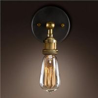 Чердак старинные светодиодные настенные светильники промышленные E27 настенные бра Эдисон держатель лампы тщеславие светильники светильник
