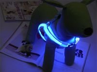 E01 USB rechargerable dog harness LED light pet belt luminou...