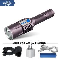New Arrival Rechargeable USB led Flashlight Cree XM-L2 Lantern High Power Torch 3800 lumen Zoomable Flash light lantern Tactical bike