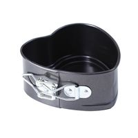 Non- stick 4 inch heart shape baking pan Removable Bottom Hig...