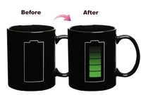 Kreative Die Icon Temperatur Becher Magic Batterie Aufladung Entfärbung Tasse Kaffee Becher Tee Wasser Tassen Copos Meine Flasche Tazas Cafe