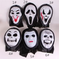Weihnachten Halloween Schädel Skeleton Party Cosplay Maskerade Kostüm Gesichtsmaske Scary Ghost Masken Full Facemask Horror Maske, gemischte Elemente