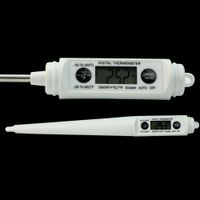 New White Mini Digital Food Thermometer Probe For Cooking Me...