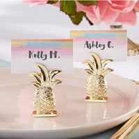 Wholesale Wedding Favors Gold pineapple place card holder Party favors Table decoration