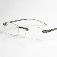 Nuevas gafas de memoria de la marca Gafas de lectura sin montura de la lectura de la lectura Gafas grises para las mujeres Hombres 12pcs / lot envío gratis