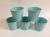 Cheap D9XH8CM Mini Garden Pots Tin Succulents Planter Buckets For Small Plant Light Blue SF 060 Cheap D9XH8CM Mini Garden Pots Tin Succulents Planter Buckets For Small Plant Light Blue SF 060