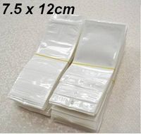 Temizle + Beyaz Fermuar Kilidi Inci Çanta Perakende Plastik Paket Çanta Poli OPP Paketi Küçük aksesuarlar Ambalaj Çanta