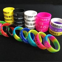 Красочные нескользящие силиконовые кольца для электронной сигареты Mod пара силиконовой ленты резиновые кольца vape e cig кремния Vape band