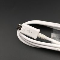 Mikro USB V8 Şarj Veri Sync Kabloları 1 M 3ft Beyaz Kordon Samsung Galaxy S4 S7 S6 Android Telefon Kablosu için